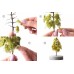 Лиственные маты для изготовления макетов деревьев. Светло-зеленые. (Набор 4 шт. 9х15 см.)